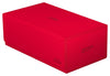 Ultimate Guard Arkhive 800+, Deck Case For 800 Double-Sleeved Tcg Cards, Red, Compatible With Boulders, Magnetic Closure & Microfiber Inner Lining