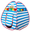 Homecute Igloo Type Foldable Popup KidS Play Tent House (Medium Size Sky Blue-White)