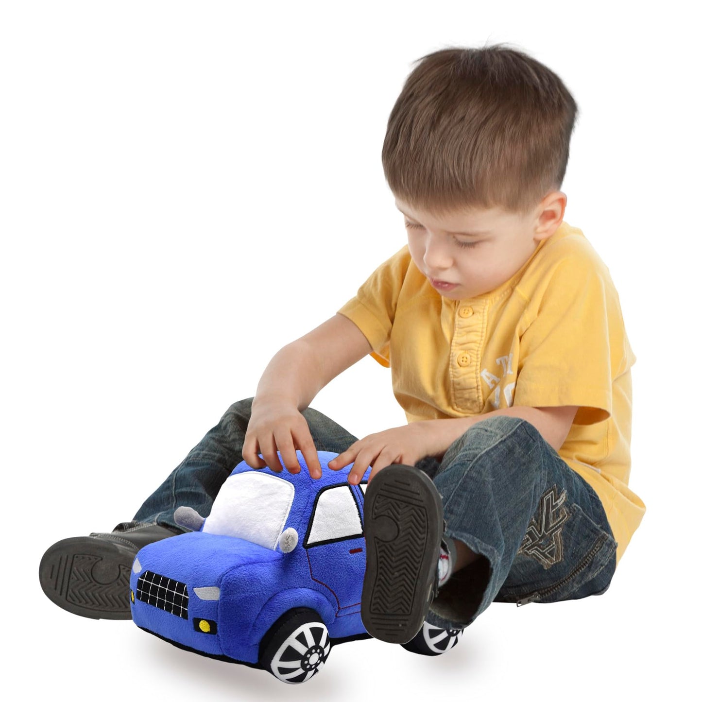 Yonlit Soft Pickup Truck Stuffed Car Toy Super Cute Plush Little Trucks Excellent Gifts For Kids Or Birthday Party 12 Inches