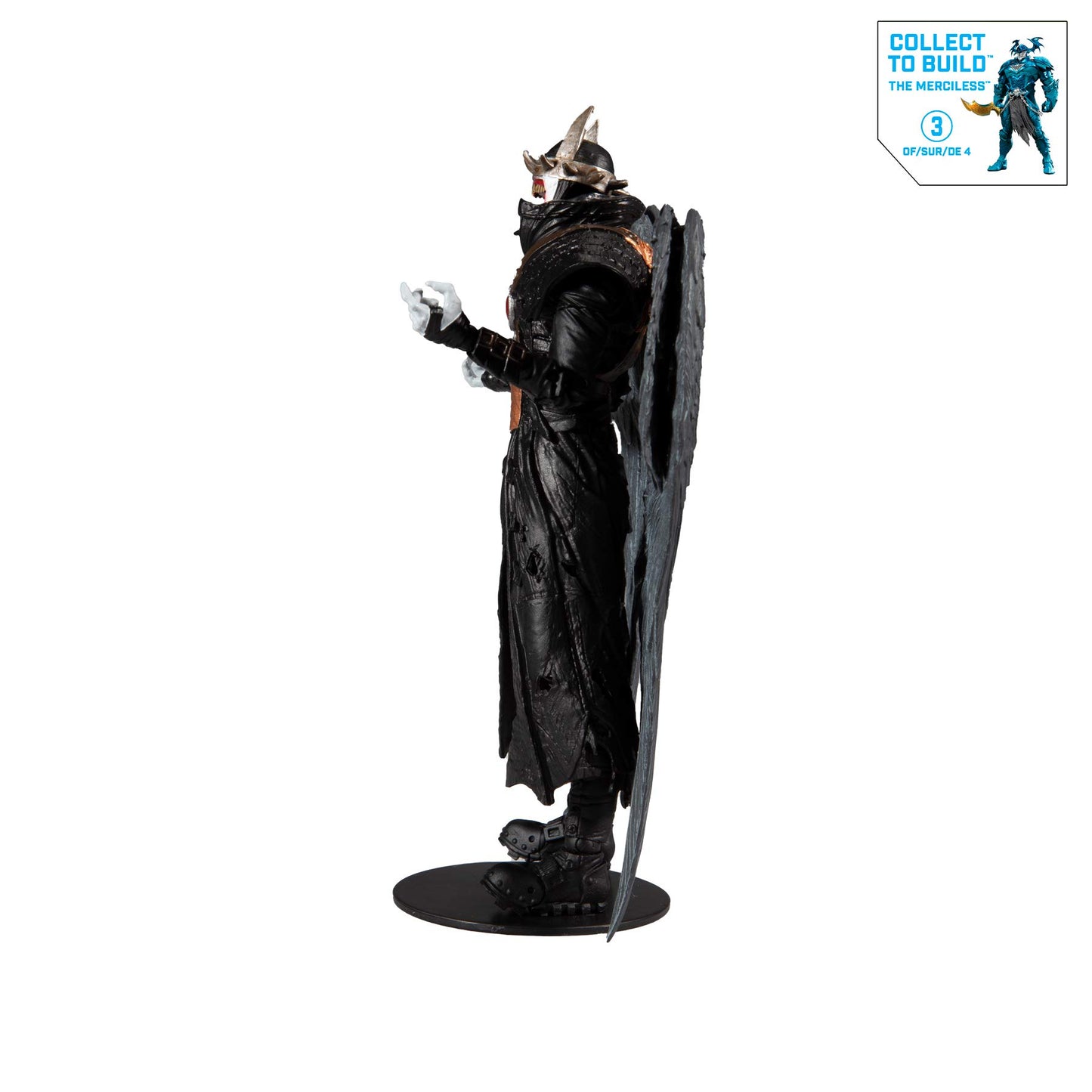 Dc Multiverse Batman Who Laughs With Sky Tyrant Wings 7' Action Figure And Build-A Parts For 'The Merciless' Figure