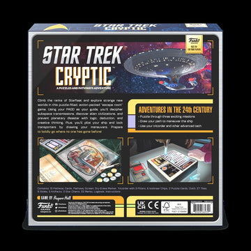 Funko Star Trek Cryptic - A Puzzles And Pathways Adventure For 1 Or More Players Ages 10 And Up