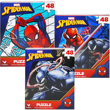 Marvel Spider-Man Jigsaw Puzzle Bundle ~ Marvel Superhero Puzzle For Kids | Featuring Spiderman And Venom Jigsaw Puzzle With Spi