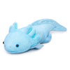 Tiny Heart Axolotl Plush Toy - 20" Blue Stuffed Animal, Cute Lifelike Design, Perfect Gift for Kids and Girls - Model 747976950525