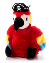 The Petting Zoo Parrot Plush Toy - 10" Red Stuffed Animal, Medium Polyester Pirate Parrot for Kids, Model 322724