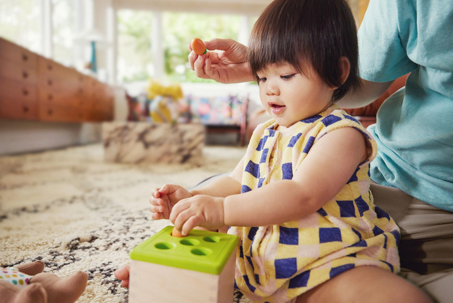 Lovevery Babbler Play Kit with Bonus Book - Montessori Toddler Toy, Multi Color, Ideal Birthday Gift for 1 Year Old