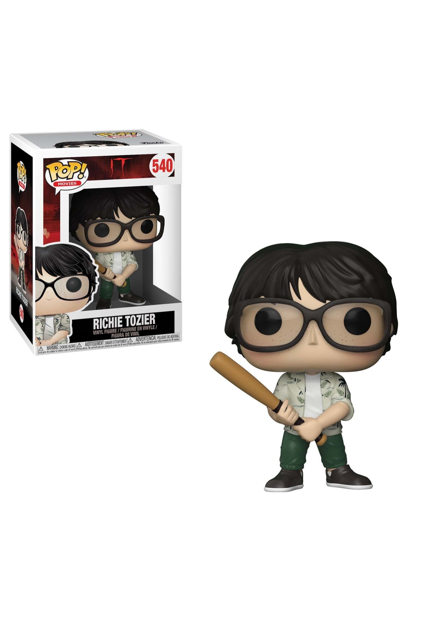 Funko Pop Movies: It-Richie With Bat Collectible Figure, Multicolor