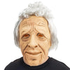 PartyHop Old Man Mask Realistic Human Latex Full Head Mask for Halloween Carnival Costume Party