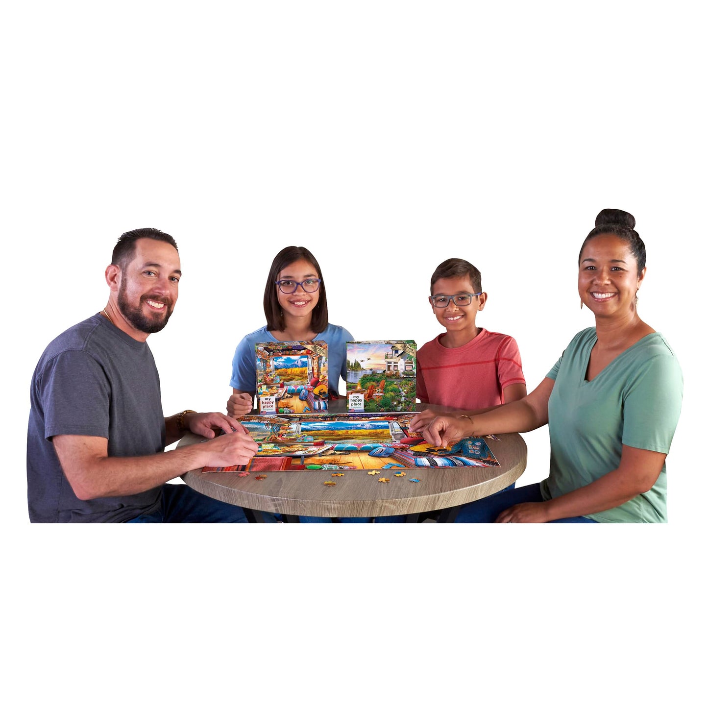 RoseArt 750 Piece Jigsaw Puzzle - My Happy Place Van Life - Multi-colored Cardboard - Model 6270ZZA