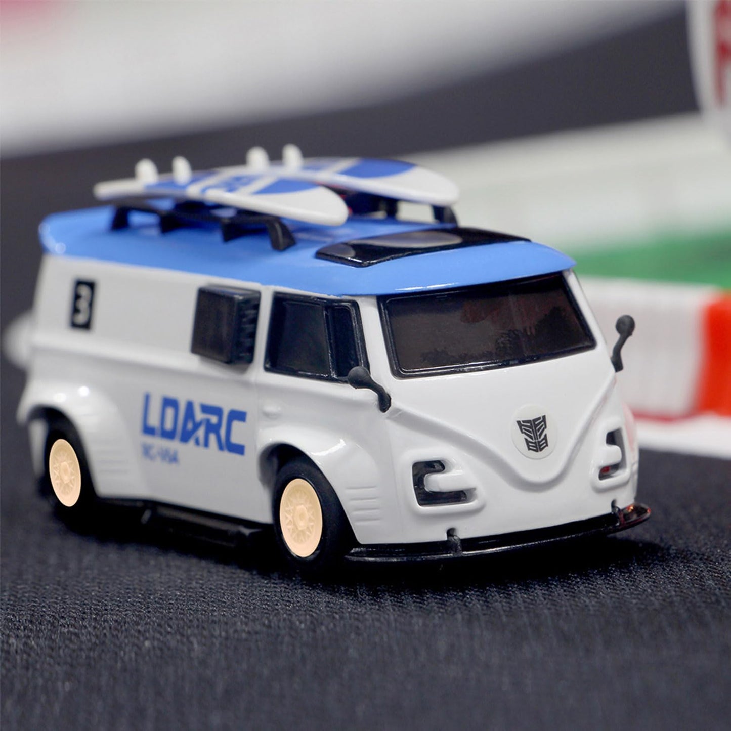 LDARC 1:64 Scale Mini RC Sports Car 2.4Ghz Ideal for Racing Enthusiasts, Racing Remote Contrl Car Model with RGB Lights Comes wi