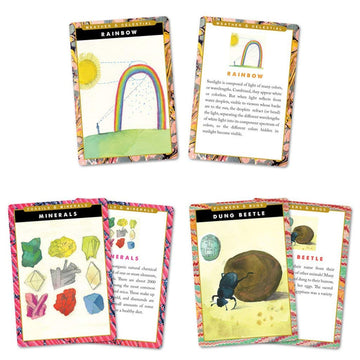eeBoo: Natural and Earth Science Educational Flash Card, Includes a Colorful Illustration on One Side and Informational Facts on
