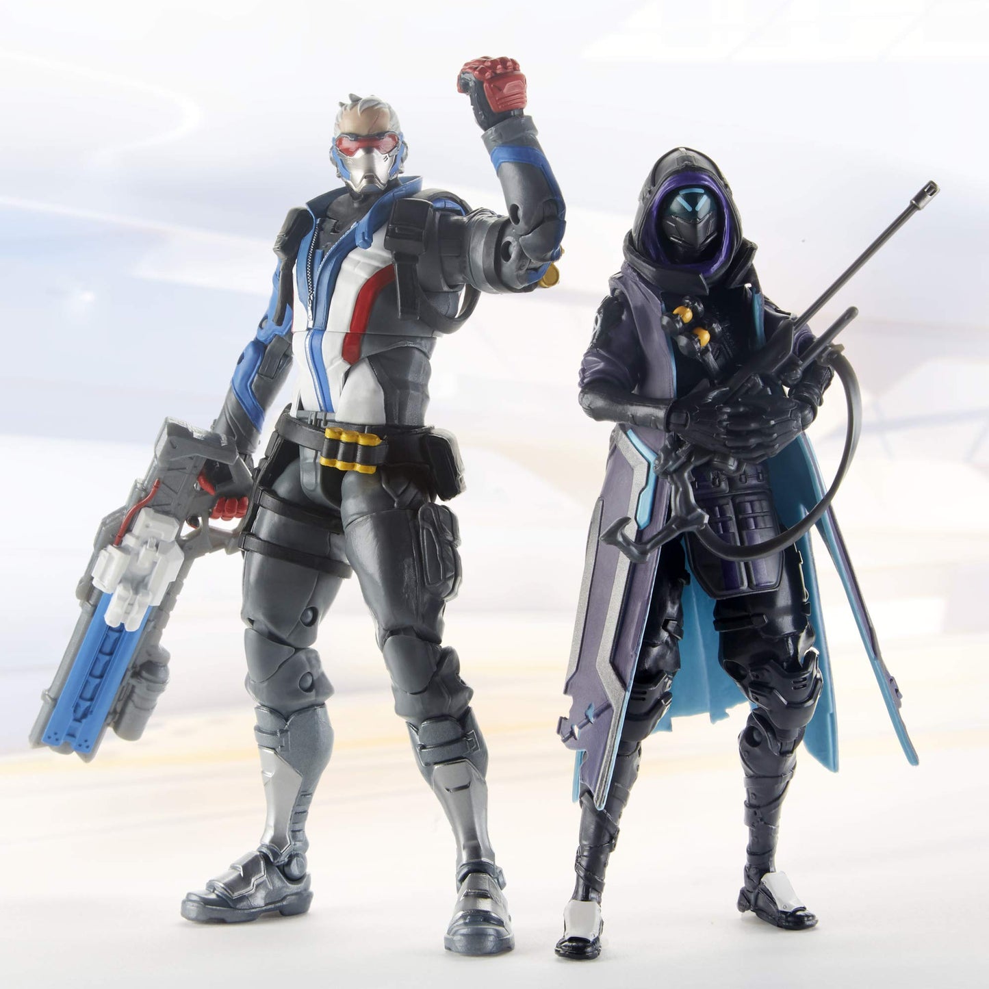 Transformers Overwatch Ultimates Series Soldier: 76 & Shrike (Ana) Skin Dual Pack 6' Collectible Action Figures