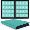 1000+ Pockets Trading Card Binder enhanced 16 Pocket Card Binder Ringless Side Loading Collection Album Holder Folders for MTG TCG Game Cards & Sports Cards (Blue)