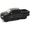 KiNSMART 1/46 Black Dodge Ram 1500 Diecast Pickup Truck, Model k5365dy, Rubber Material