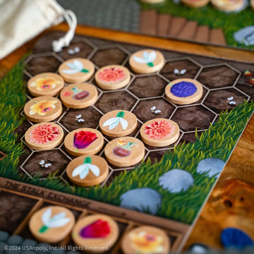 Stalk Exchange Board Game, Beautiful Flower and Gardening Themed Strategy Game, Fast, Fun, Economic, and Competitive, Ages 10+,