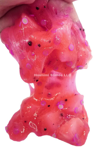 Dragon Fruit Drink Handmade Scented Clear Slime 4Oz - Hoshimi Slimes