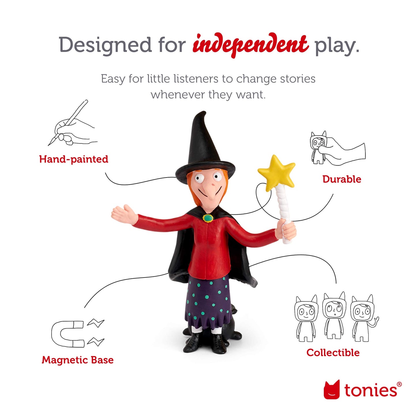 Tonies Room On The Broom Audio Toy Figurine From Julia Donaldson