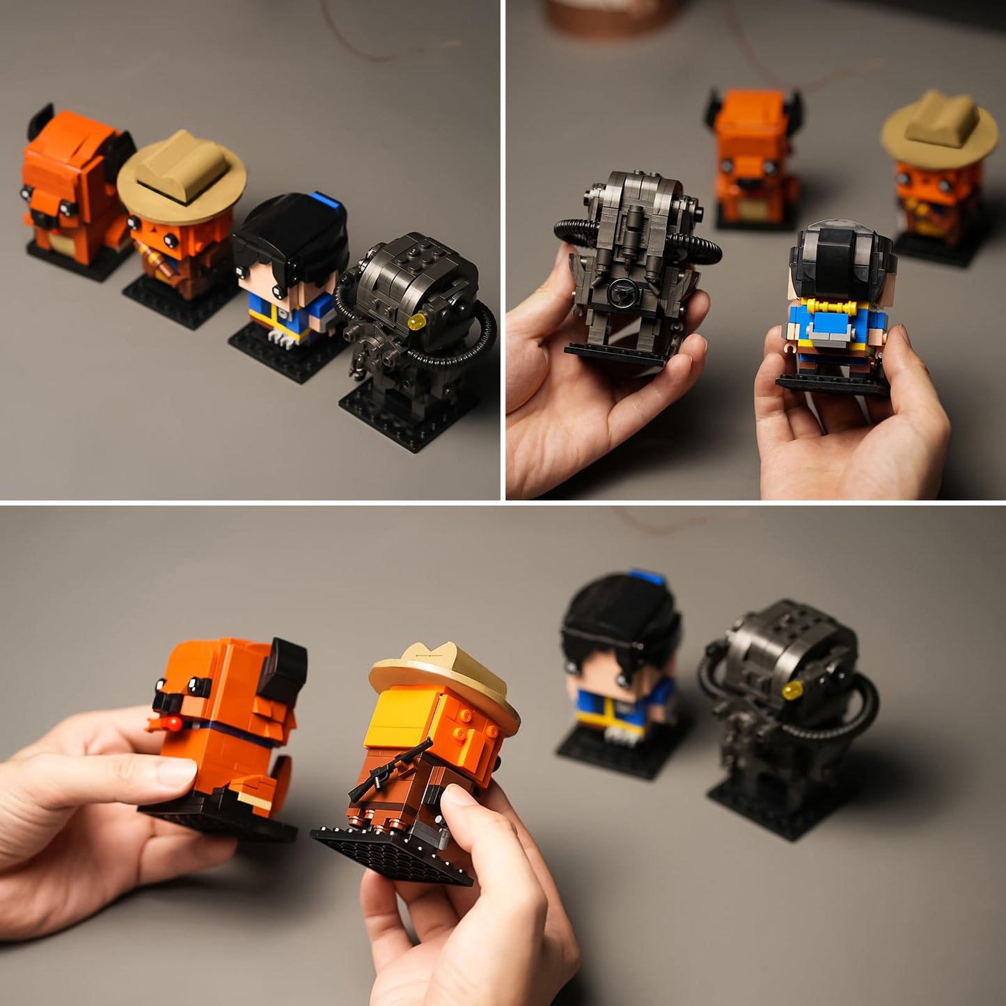 Wasteland Mech Soldier Figure Building Set Compatible With Lego For Adults,Halloween Toy For Boys And Girls 8-12 Years Up 581 Pc