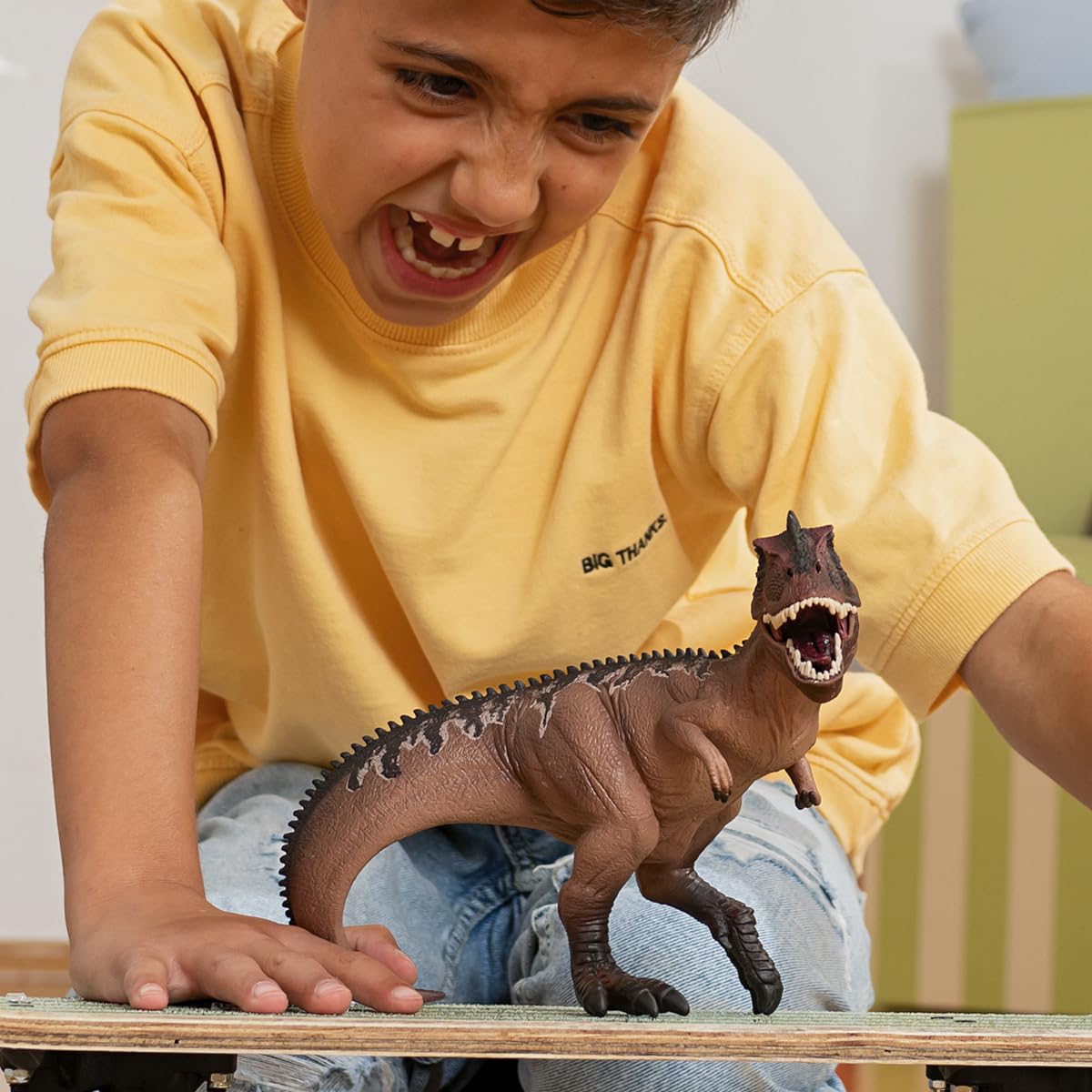 Schleich Dinosaurs, Large Dinosaur Toys For Boys And Girls, Realistic Giganotosaurus Toy Witn Moving Jaw, Ages 4+