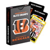 Blitz Champz Cincinnati Bengals - Official NFL Playing Cards & Bengals Gifts for Men & Women, Fun Travel Card Games for Adults &