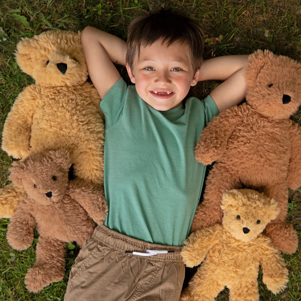 Vermont Teddy Bear Classic Teddy Bear – 13 Inch Almond Brown Bears Stuffed Animals, Super Soft Teddy Bear, Collectible Easter Gift For All Ages