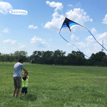 Kaiciuss Kite & Reel Winder Set, it Comes with Double Delta Kites and Double 7.1 Spools, Each Wheel Comes with Safety Lock and 6