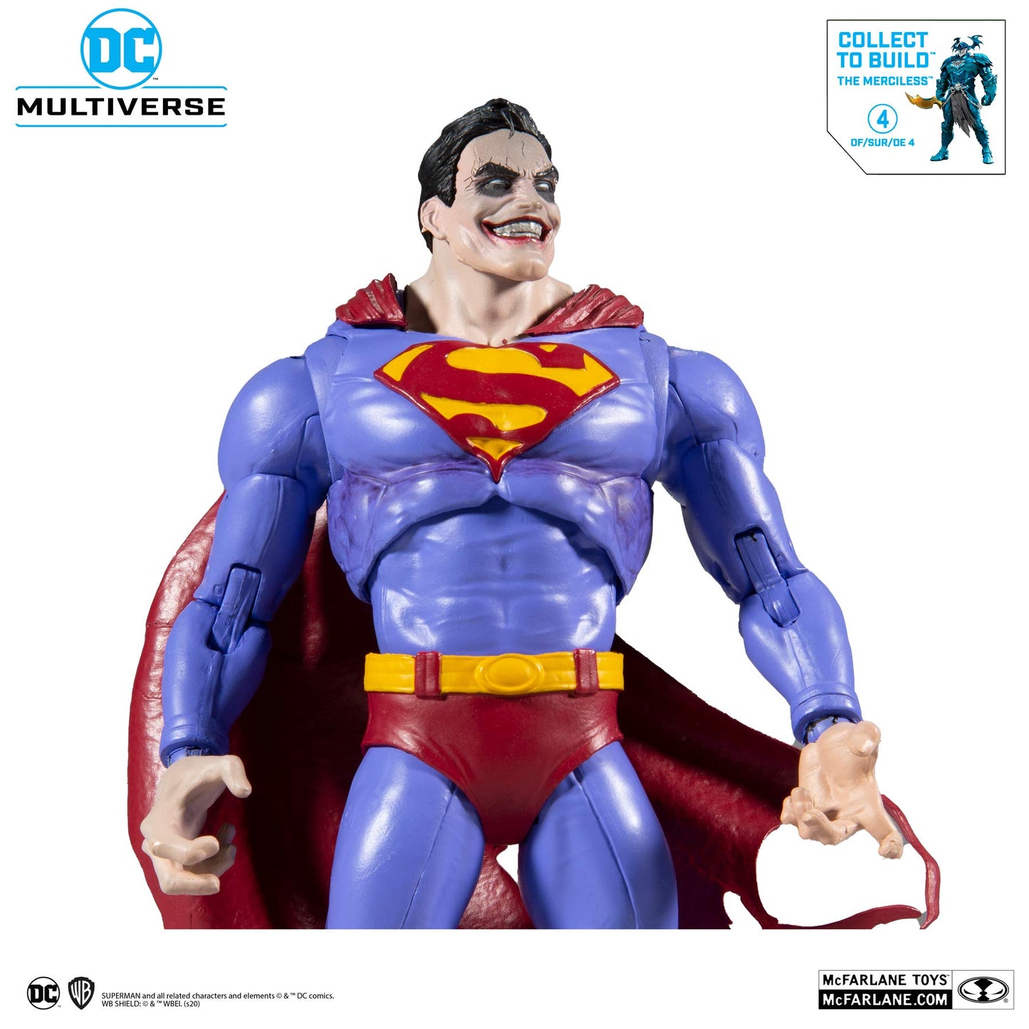Mcfarlane Toys Dc Multiverse Superman (The Infected) 7' Action Figure With Build-A Parts For 'The Merciless' Figure
