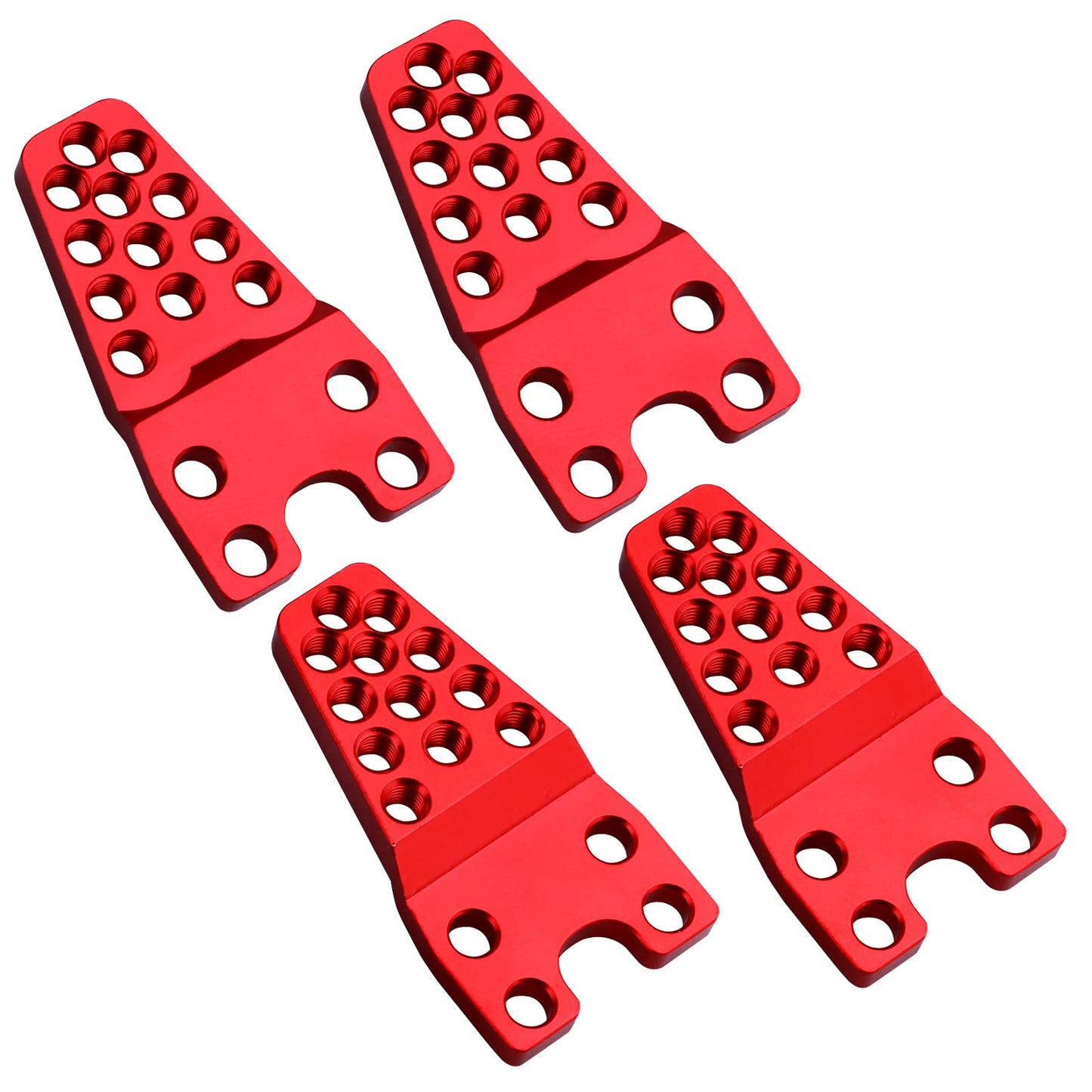 CrazyHobby CNC Metal RC Car Shock Absorber Mount Adjust Height Angle Stand for TRX4 Axial SCX10 & SCX10 II 90046 D90 D110 RC Cra