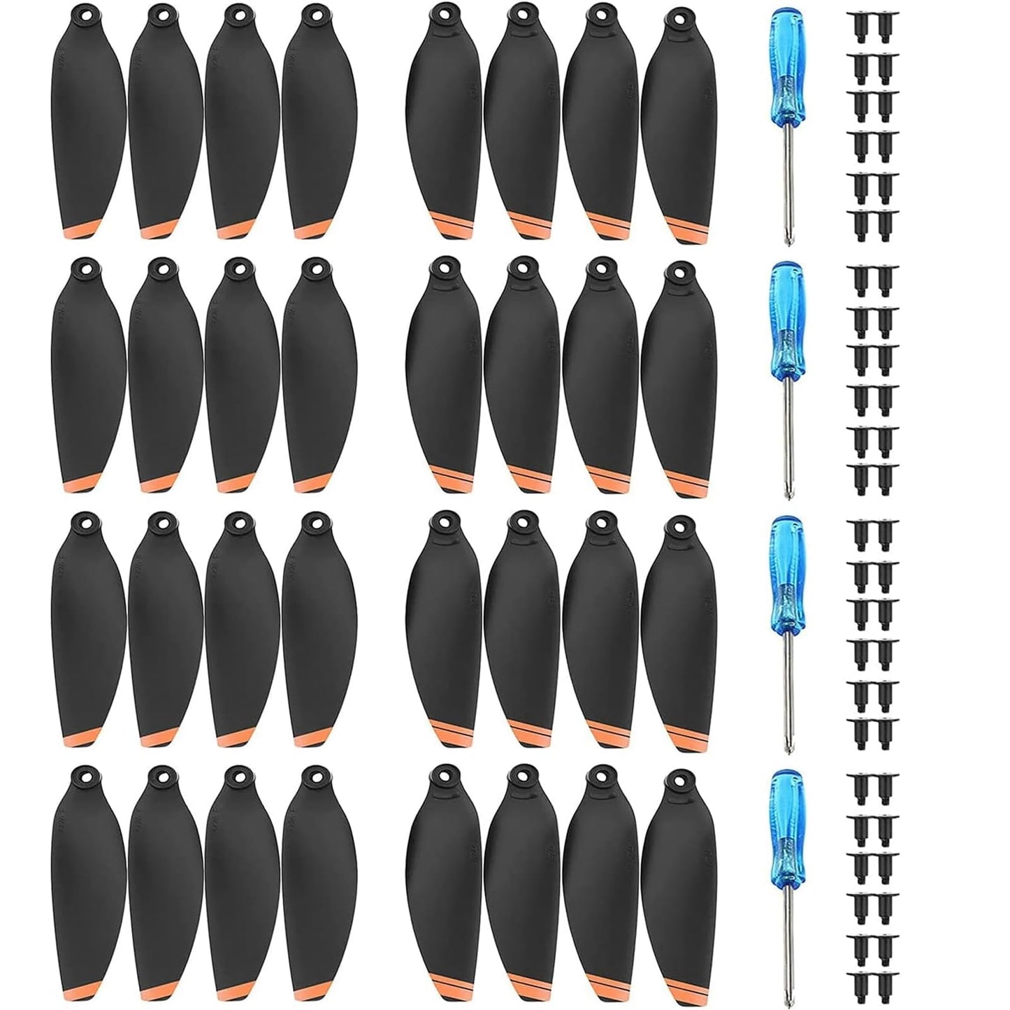 (32 PCS) Mavic Mini 2 Propellers Compatible with DJI Mini 2 Drone Replacement Low-Noise and Quick-Release Blades Props AccesProp