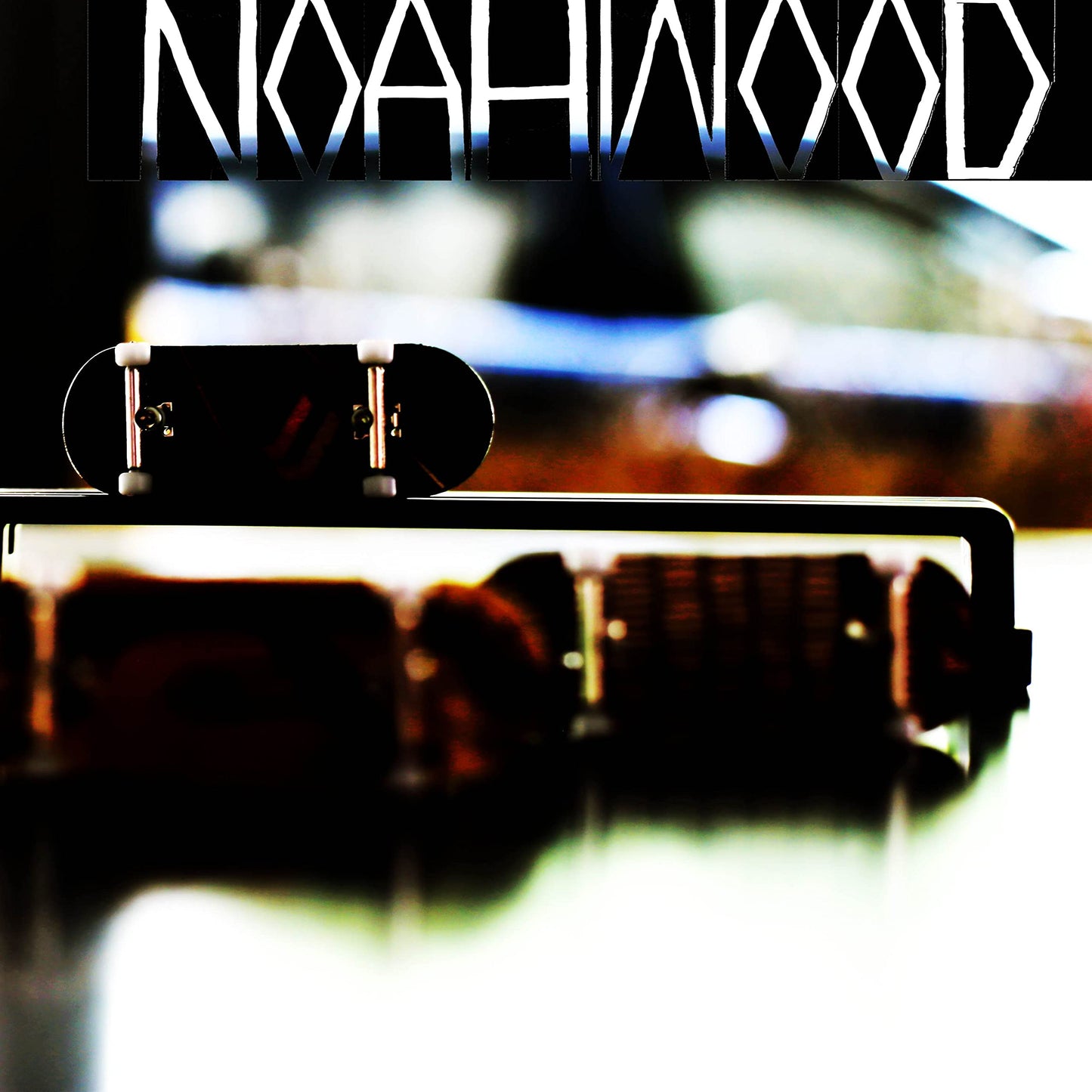 Noahwood Fingerboards Deck (12.0 Short Nose Short Tail) Finger Skateboarding Deck (Only Deck No Truck No Wheel) (Troll)