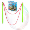 WOWMAZING Giant Bubble Wands Kit - 4-Piece Set, Includes Big Bubble Concentrate & Tips, Outdoor Toy for Kids, Made in the USA