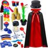 Patifeed Kids Magic Kit, Magician Costume For Pretend Play, Magic Set With Instructions For Each Trick For Kids Ages 6 7 8 9 10