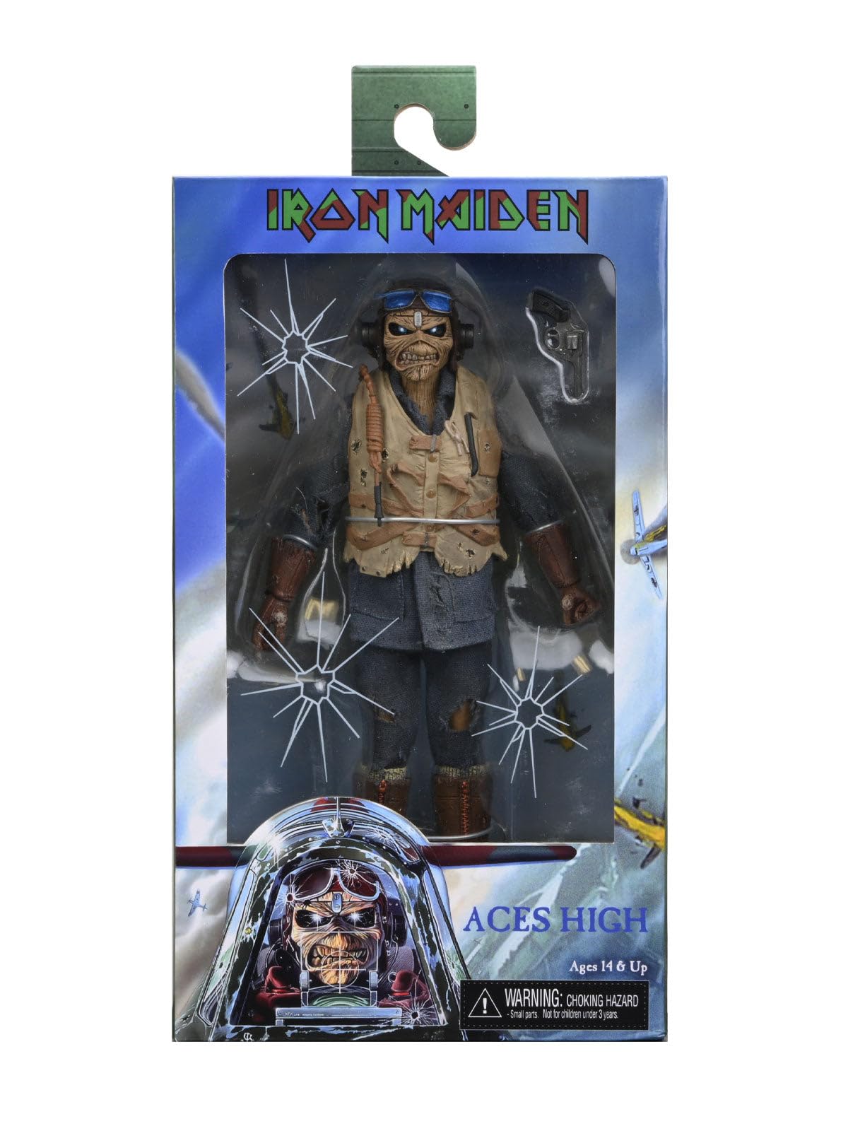 Neca Iron Maiden - Aces High Eddie - 8' Clothed Action Figure