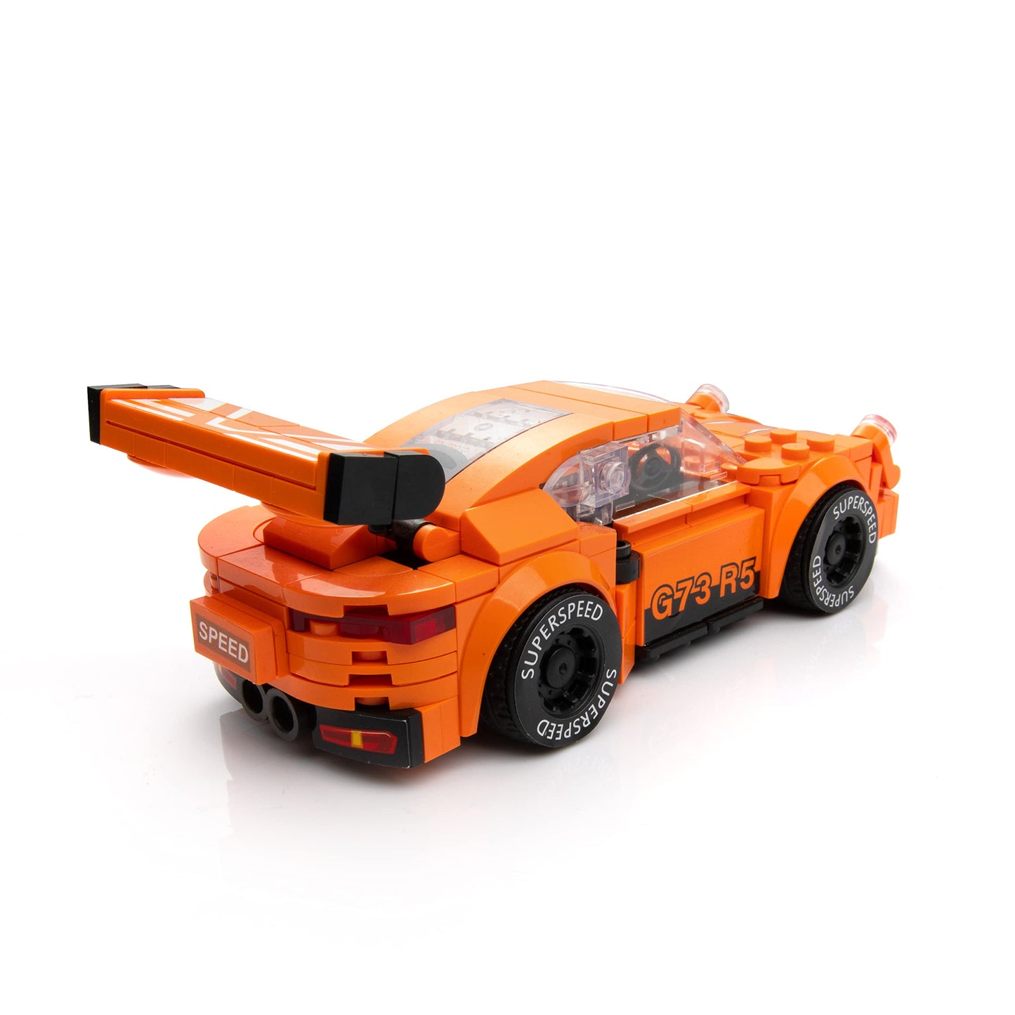 Block Builder 911 Racing Car Building Block Set (230 Pieces). Racing Car Building Blocks For Kids And Adults