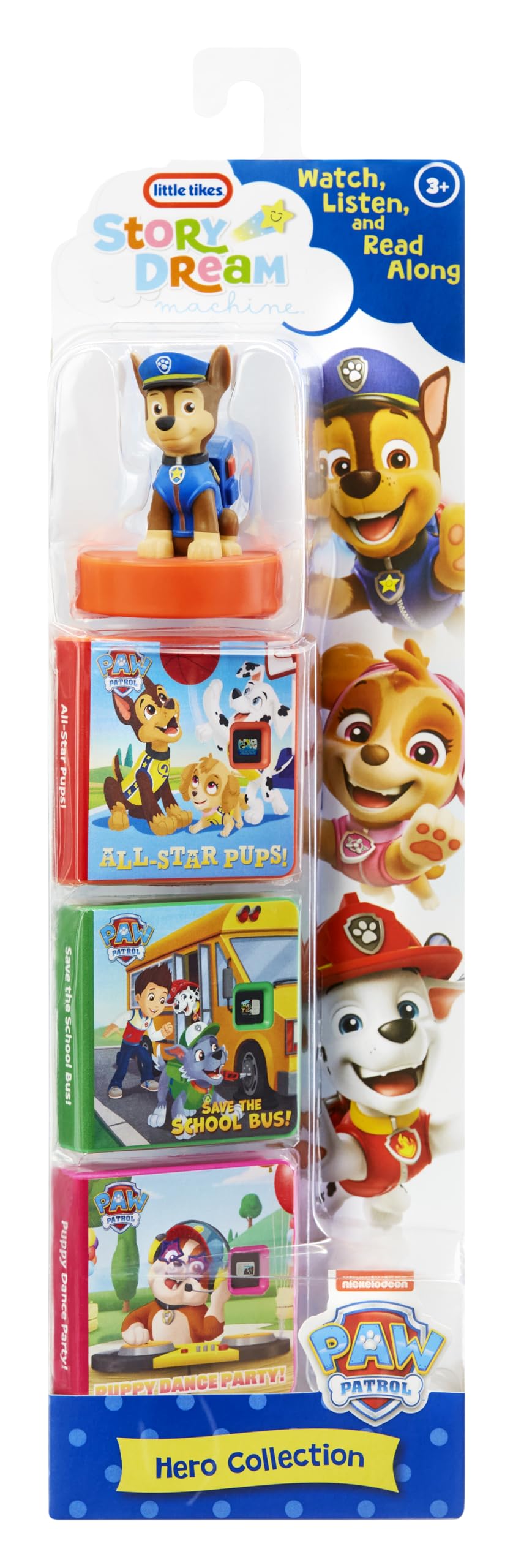 Little Tikes Paw Patrol Hero Collection, Storytime, Books, Audio Play Character, Gift And Toy For Toddlers And Kids Girls Boys A