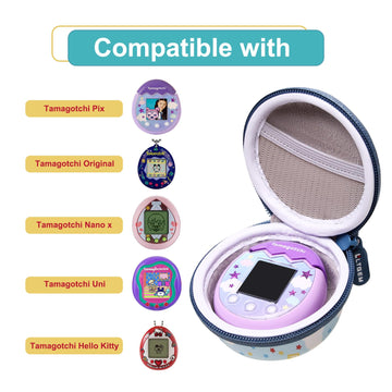 LTGEM Case Compatible with Tamagotchi Pix/Tamagotchi Original/Tamagotchi Nano x/Tamagotchi Hello Kitty/Tamagotchi Uni,Protective