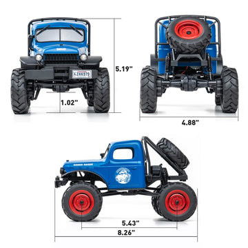 Beezrc Fms Rc Crwaler 1/24 Scale Fcx24 Power Wagon Rtr 4Wd 2.4Ghz 3Ch Offroad Rc Car Model Vehicle Hobby Grade Remote Control Ca