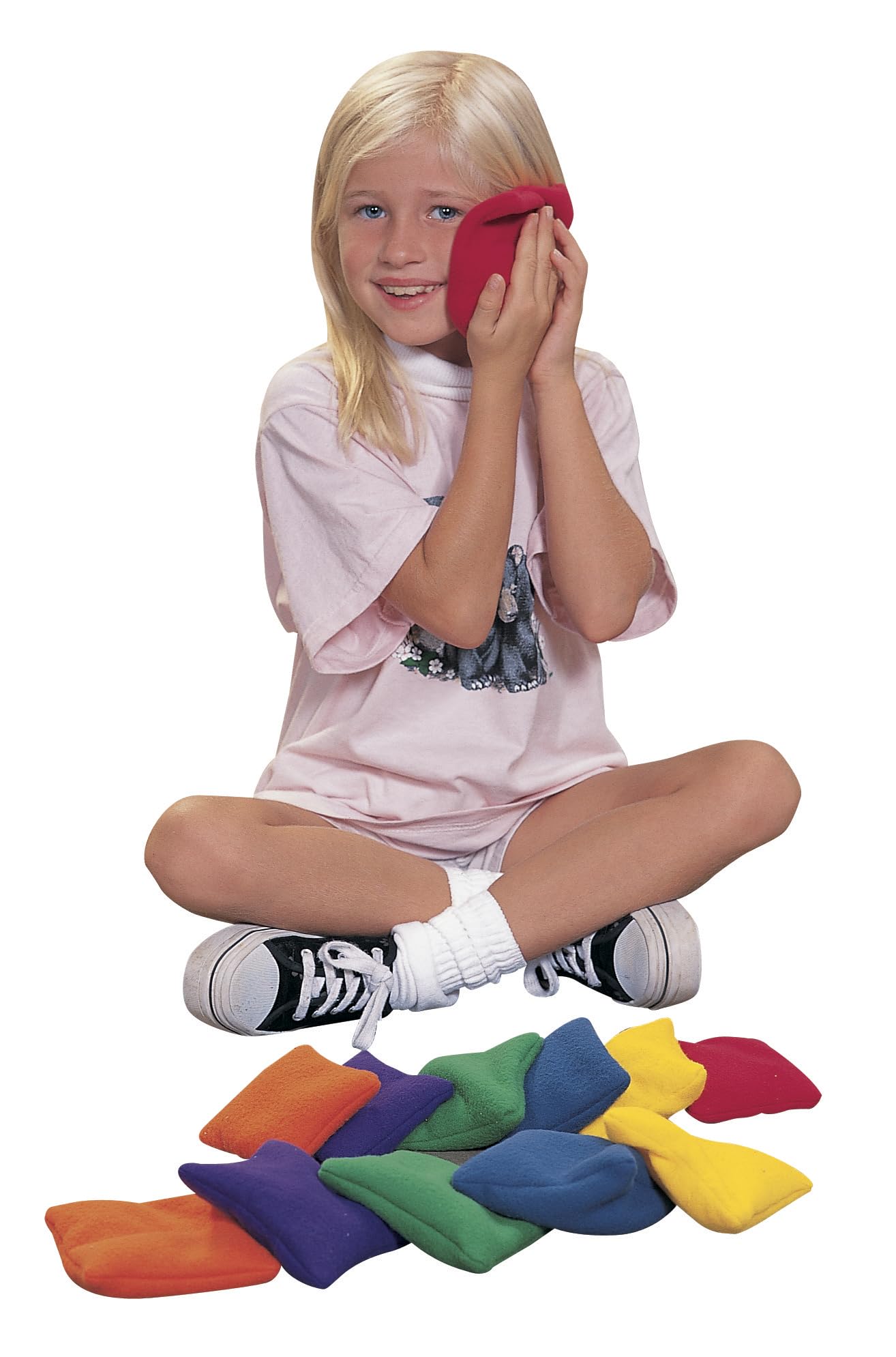 Sportime Fleece Beanbags, 4 Inches, Set Of 12