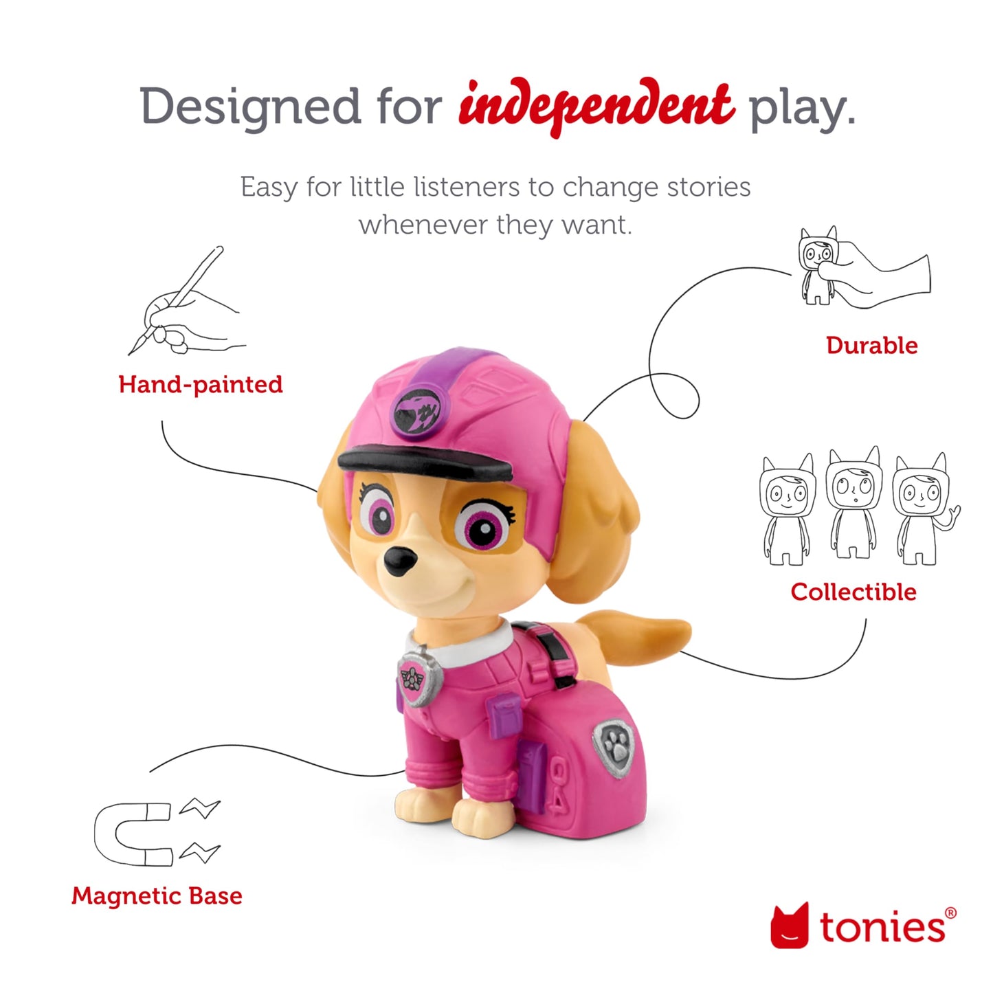 Tonies Skye Audio Play Character From Paw Patrol Jungle Pups