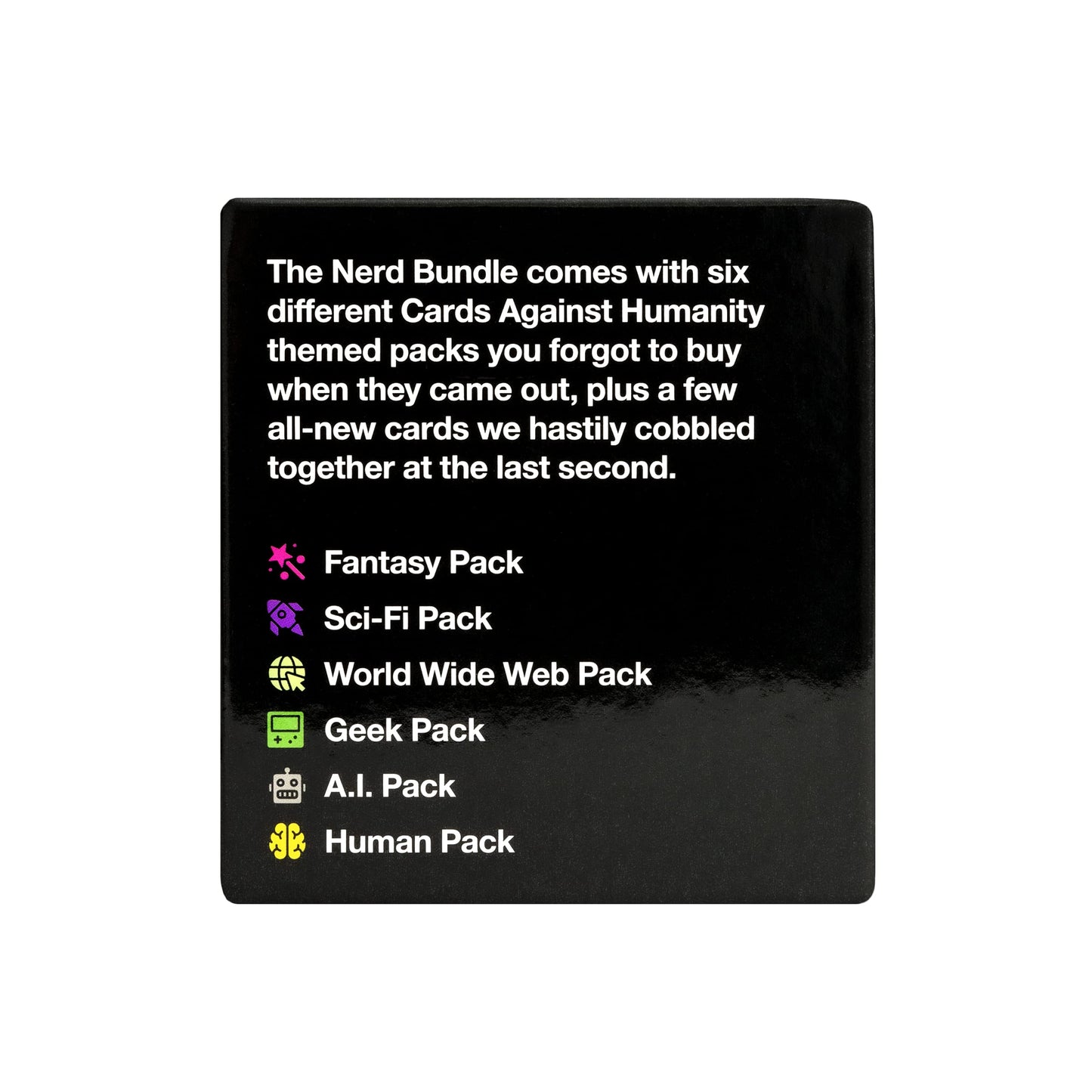 Cards Against Humanity: Nerd Bundle  6 Nerdy Themed Packs + 10 All-New Cards