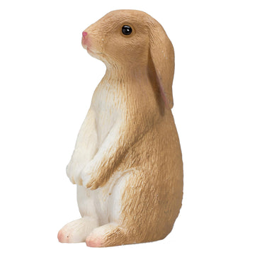 Mojo Rabbit Sitting Realistic International Wildlife Hand Painted Toy Figurine