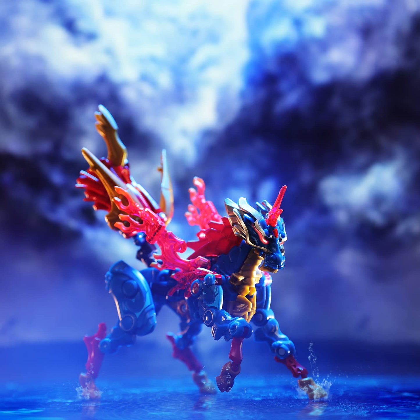 52Toys Megabox Mb-22 Kirin Deformation Toys Action Figure, Animation Character Deforming Collectible Converting Kirin Toys, Great Birthday Party Gift For Teens And Adults