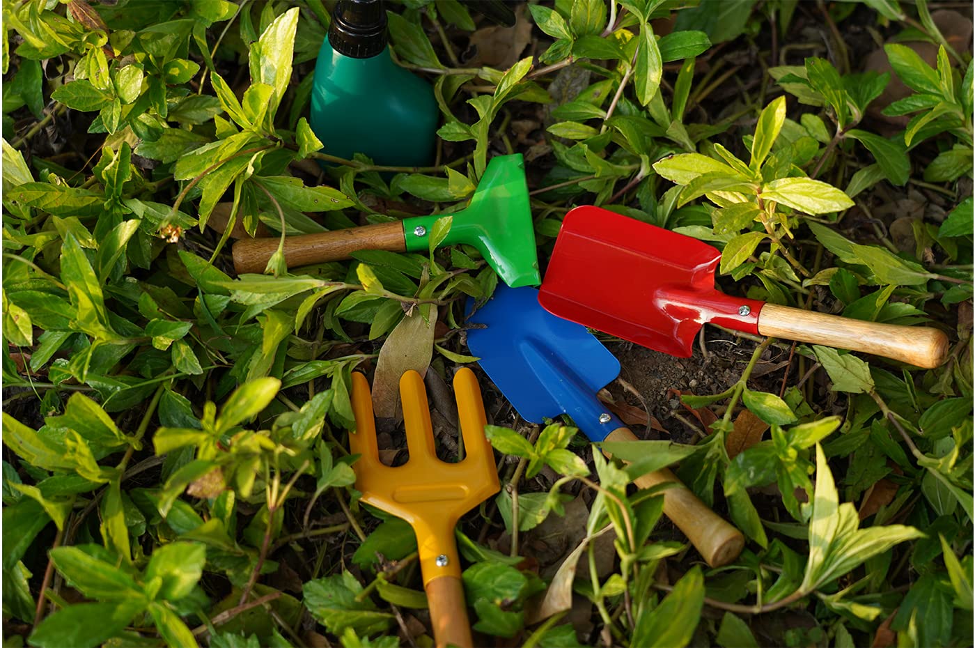 Kids Gardening Tool Set - Gardening Tools Kit Includes Shovel, Rake, Fork Trowel, Children'S Garden Kit With Sun Hat, Apron, Glo