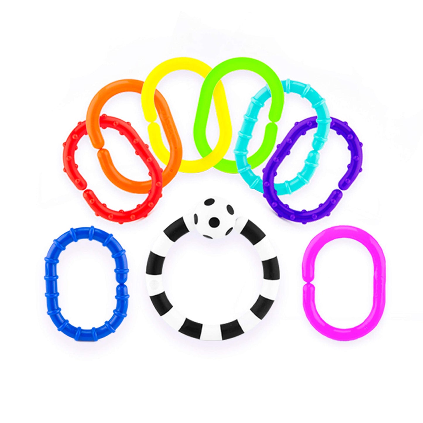 Sassy Rainbow & Rattles Gift Set - 5Pct Set, Multi
