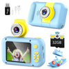 ARNSSIEN Kid Camera, 2.4in IPS Screen, 180° Flip Lens, Ultra-Compact, Blue, Model X101, Perfect Gift for Ages 4-11