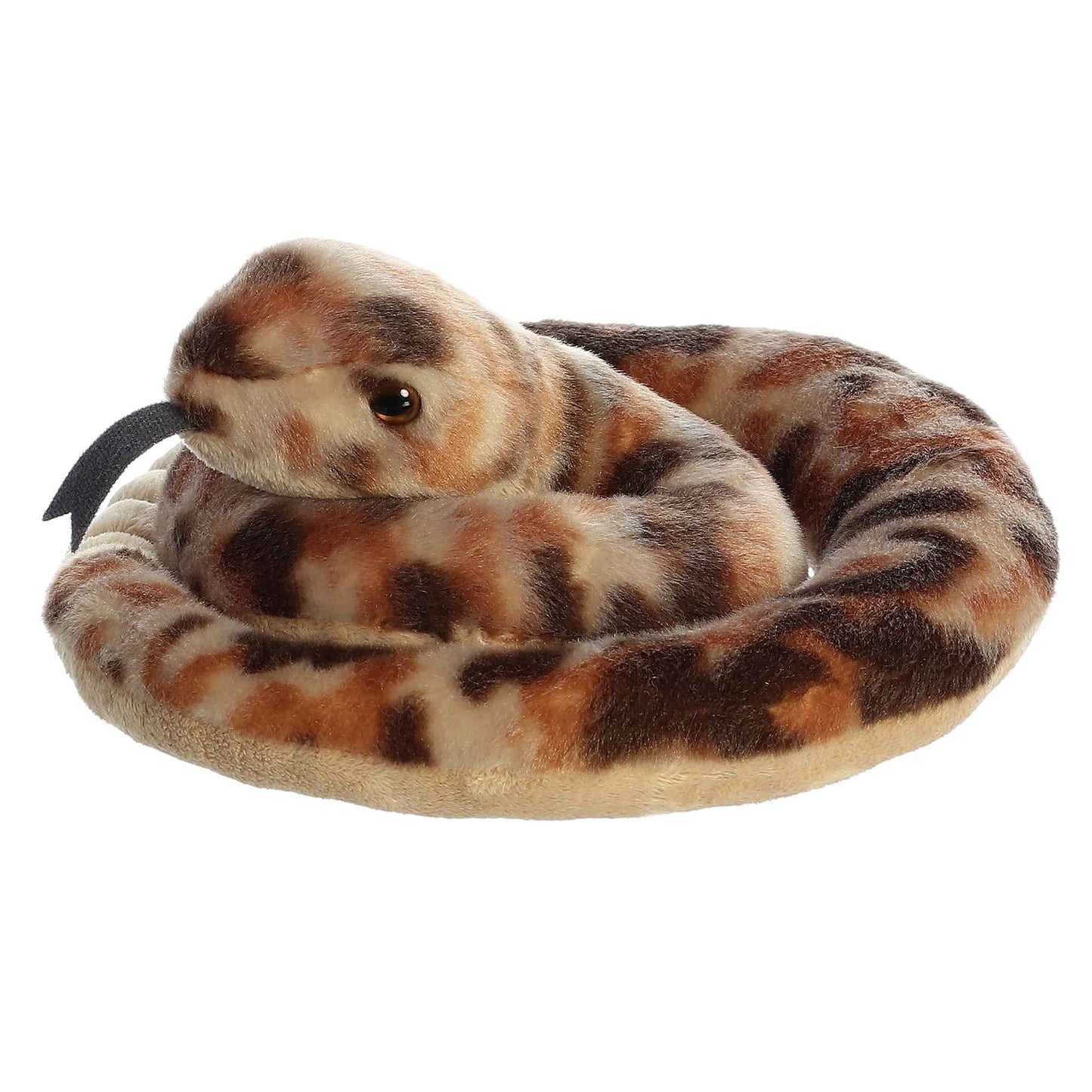 Aurora Adorable Flopsie Ruse Rattlesnake Stuffed Animal - Playful Ease - Timeless Companions - Brown 12 Inches
