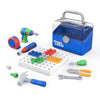Educational Insights Design & Drill Toolbox, STEM Toy with 70 Pieces, Electric Drill & Screwdriver, Ages 3+, Multi-color, Medium