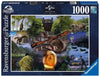 Ravensburger Jurassic Park Movie Poster 1000 Piece Jigsaw Puzzle for mature-themeds & Kids Age 12 Years Up