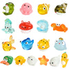 18pcs Ocean Mini Resin Animals 18 Styles Tiny Sea Resin Animals Figurines Miniature Little Small Plastic Animal Figures Bulk for