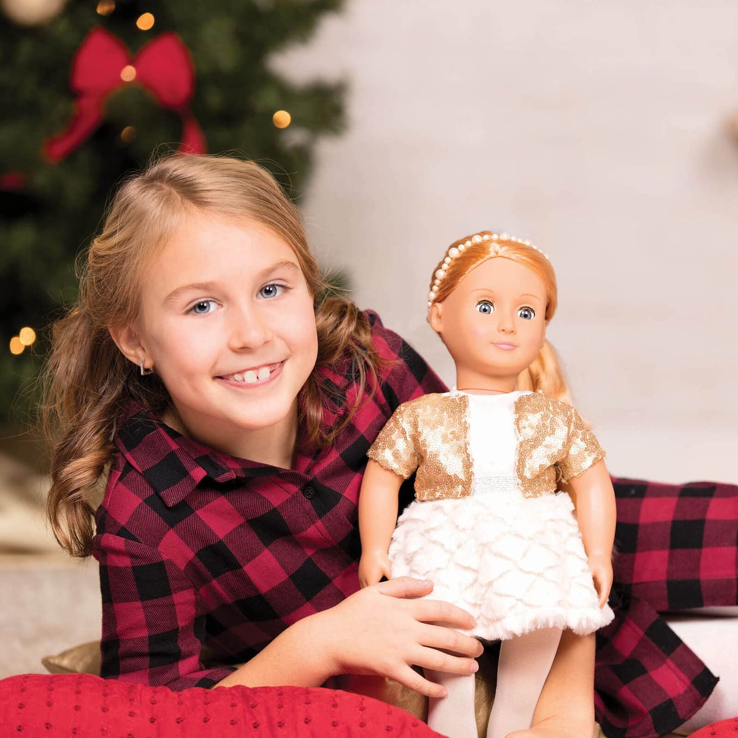 Our Generation 18' Holiday Dress Doll - Hope