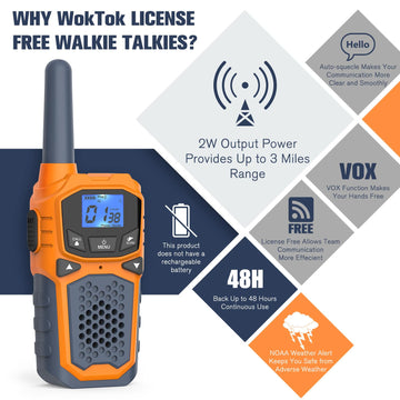 2 Walkie-Talkies For Kid, Outdoor Toys For Boys And Girls, Long Distance Walkie-Talkies, Suitable For Camping Hiking Birthday Gi